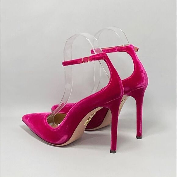 Aquazzura Love Affair Velvet Pumps size 37.5 - Picture 8 of 12